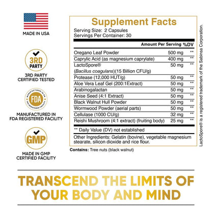 Candida Cleanse - Gut and Colon Support