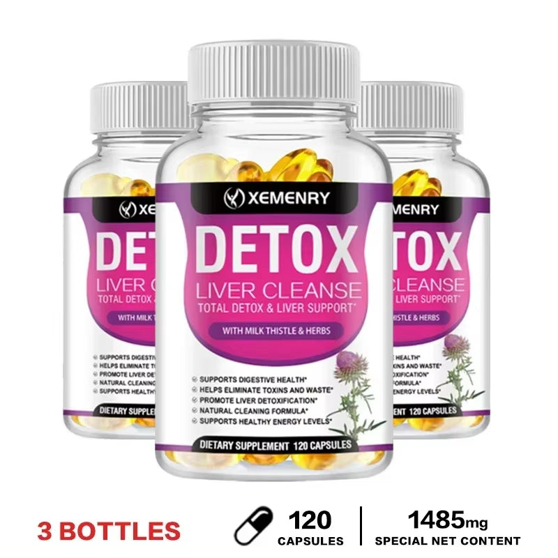 Liver Cleanse Detox - Liver Support Supplements to Enhance Liver Health and Support Gut Health