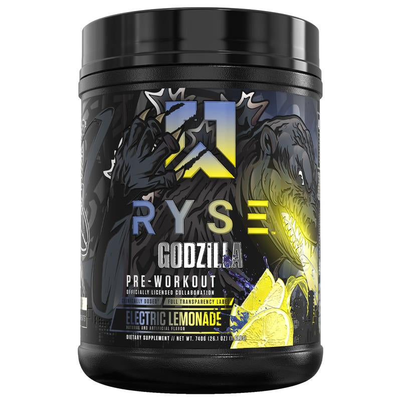 RYSE Godzilla Pre Workout Powder - Noel Deyzel Signature - 400Mg Caffeine, High-Stim Energy Supplement with Beta Alanine - 40 Servings