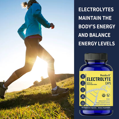 Electrolyte Capsules - for Running, Endurance Sports Nutrition, Running Supplements - Maintaining Electrolyte Levels