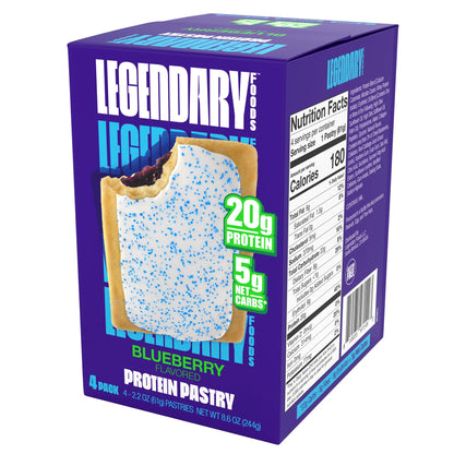 Protein Pastry - Blueberry 4 Pack | Protein Snack | Gluten-Free| Keto Friendly