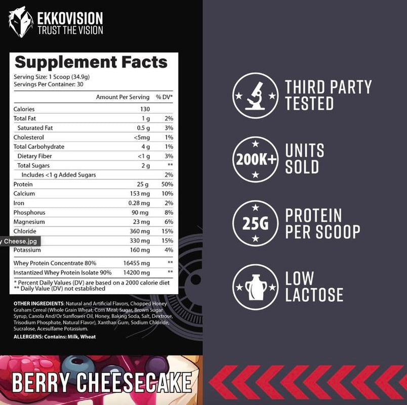 EKKO Protein Powder - 3Rd Party Tested