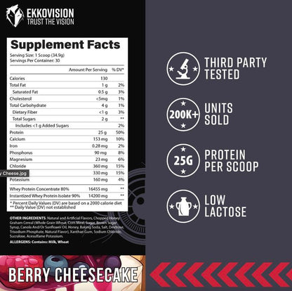 EKKO Protein Powder - 3Rd Party Tested