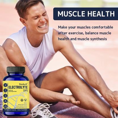 Electrolyte Capsules - for Running, Endurance Sports Nutrition, Running Supplements - Maintaining Electrolyte Levels