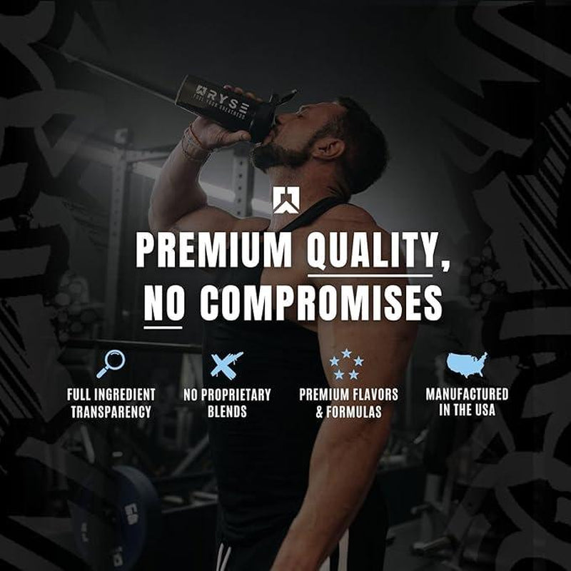 RYSE Loaded Pre Workout Powder - Daily Pre-Workout for Men & Women with over 300Mg Caffeine, Beta Alanine, and Citrulline - 30 Servings