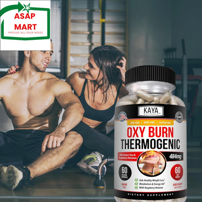 Kaya Naturals Supreme Fat Burner - Weight Loss Pills Women & Men - Appetite Supp