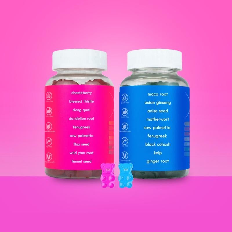 Combo Pack - Lifestyle Aid - Women’S Support Supplement - Berry Flavored - Essential Herbs - Multivitamins