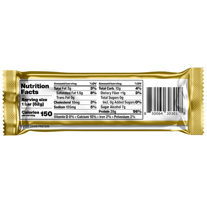 David High Protein Bars, Cake Batter - 28G Protein - 12Ct