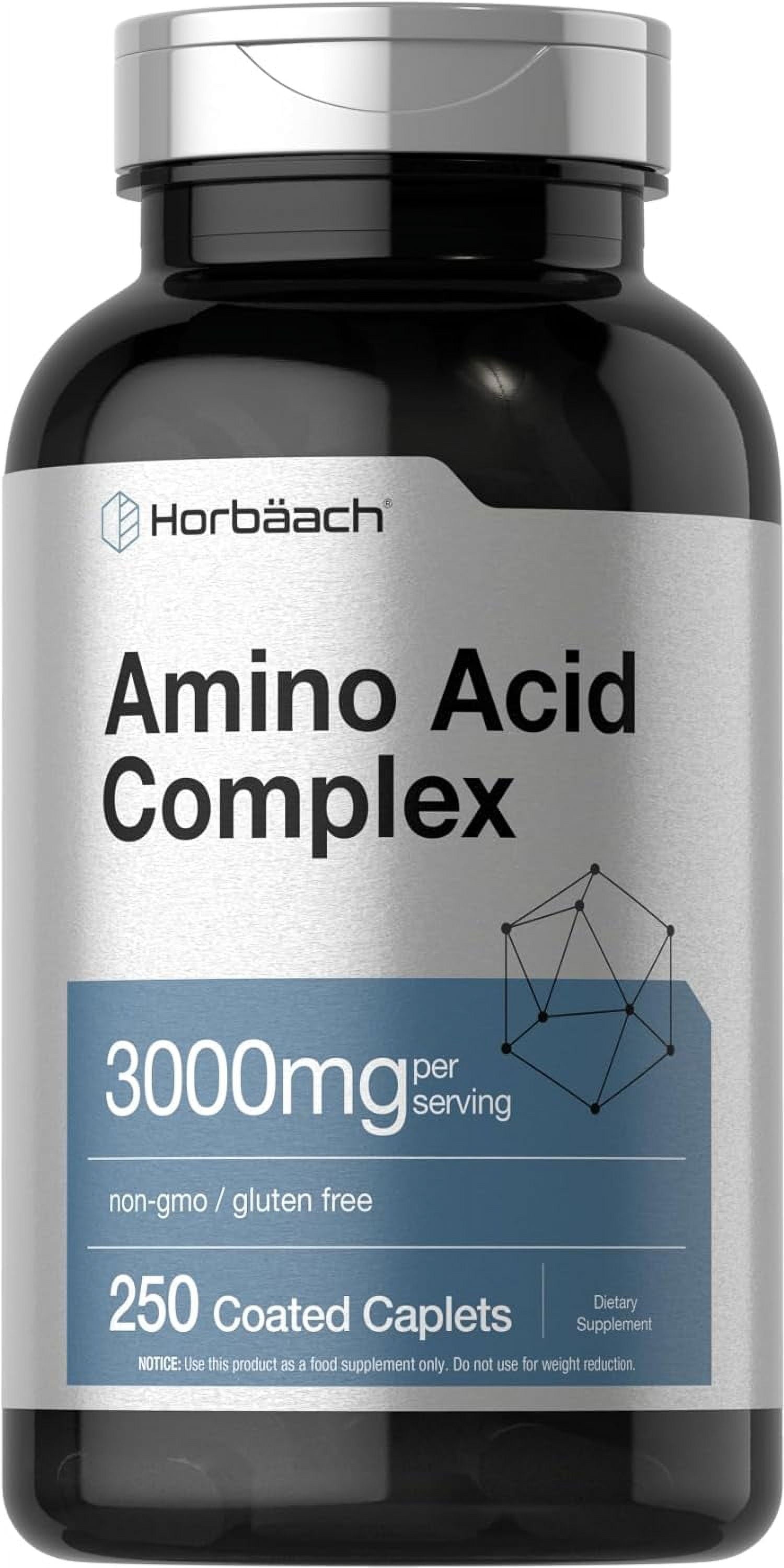 Amino Acid Complex 3000Mg | 250 Caplets | for Men and Women | by
