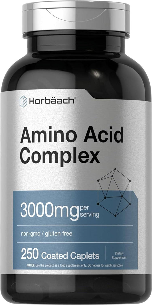 Amino Acid Complex 3000Mg | 250 Caplets | for Men and Women | by