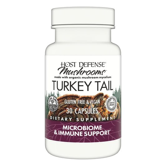 Turkey Tail Capsules - 30 Capsules (15 Servings)
