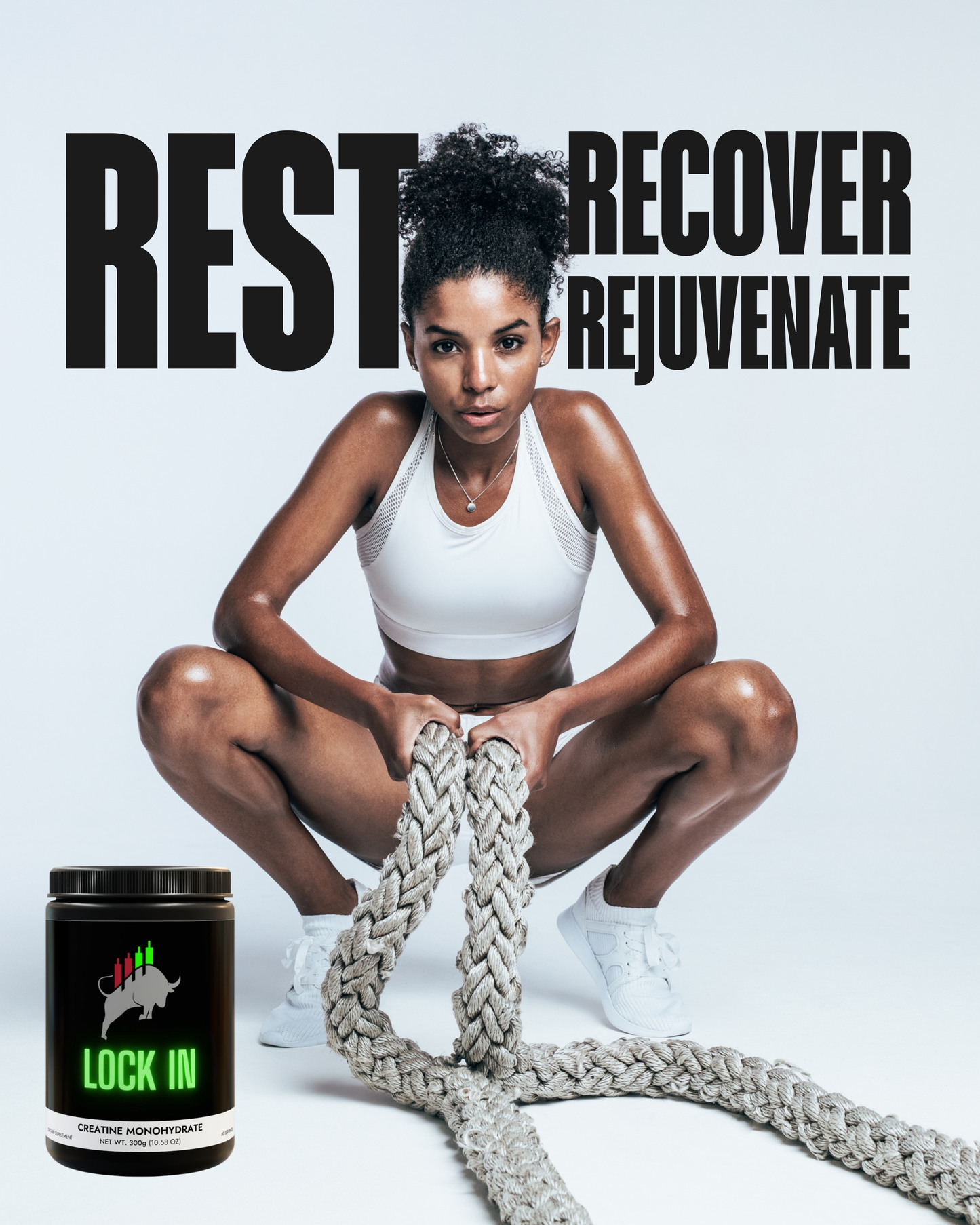 Creatine Monohydrate Supplement (300g, 10.58oz)