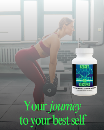 Ashwagandha and Black Pepper Supplement (60 capsules)