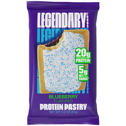 Protein Pastry - Blueberry 4 Pack | Protein Snack | Gluten-Free| Keto Friendly