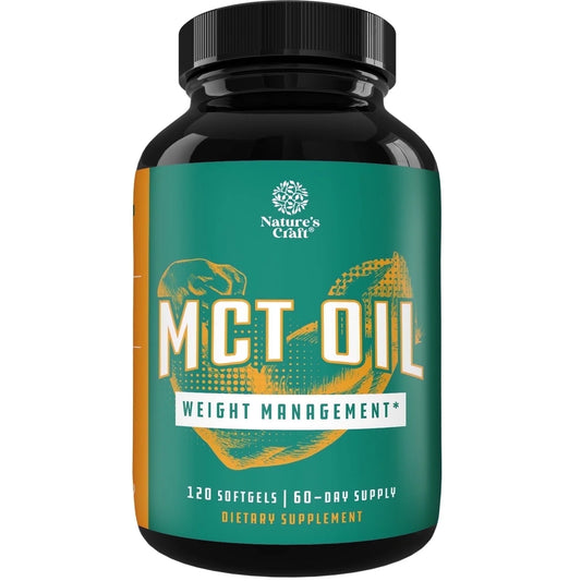 C8 MCT Coconut Oil Softgels - Potent Non GMO Gluten Free Keto Supplements with Caprylic Acid Coconut Oil for Body Sculpting Sustainable Energy Support and Brain Health