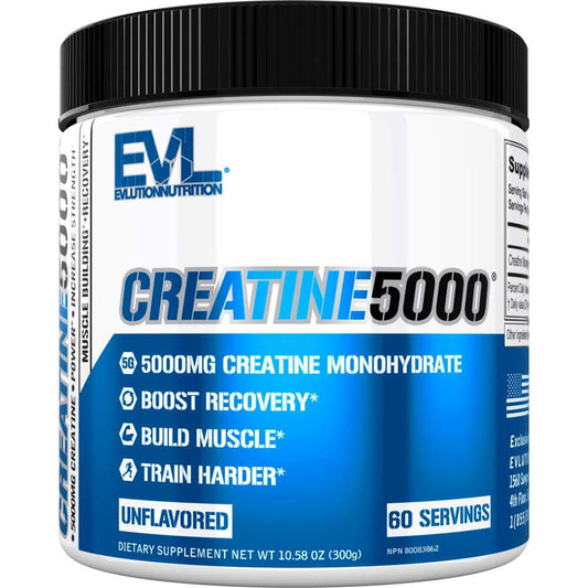 Creatine5000 60 Servings Pre and Post Workout Supplement 5G Creatine Monohydrate