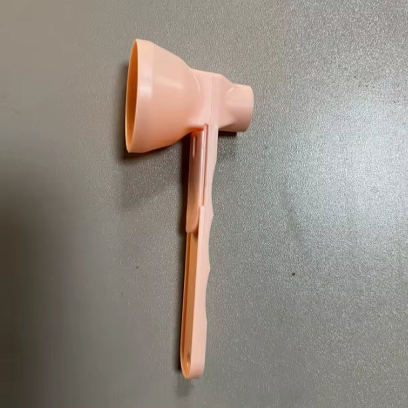 Durable PP Material Mess-Free Protein Powder Scoop - Sliding Funnel for Milk & Supplements, Kitchen Gadget for All Occasions