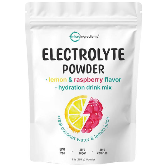 Micro Ingredients Hydration Electrolytes Powder, 1Lb