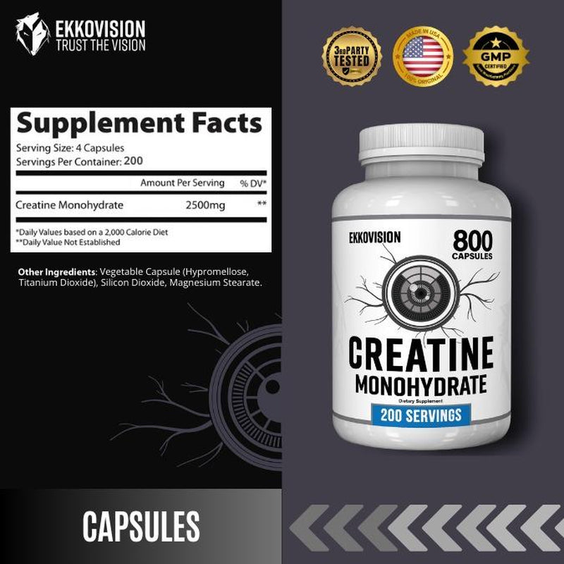 EKKO Creatine Monohydrate - 3Rd Party Tested
