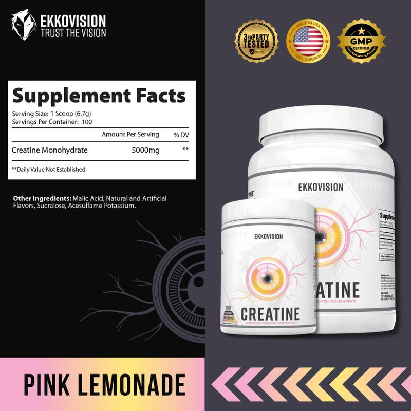 EKKO Creatine Monohydrate - 3Rd Party Tested