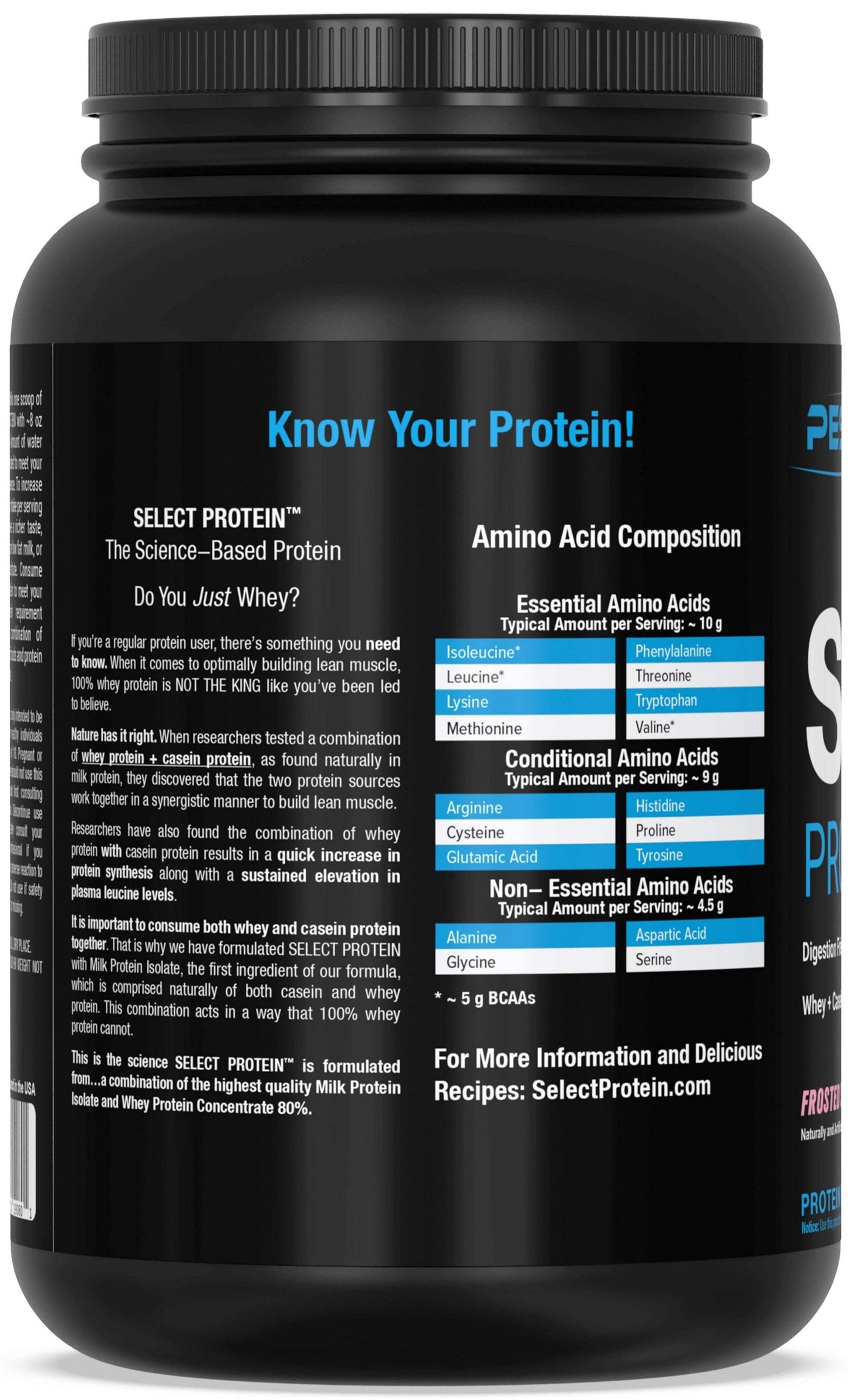 Select Protein | Whey + Casein Blend | Protein You'Ll Crave