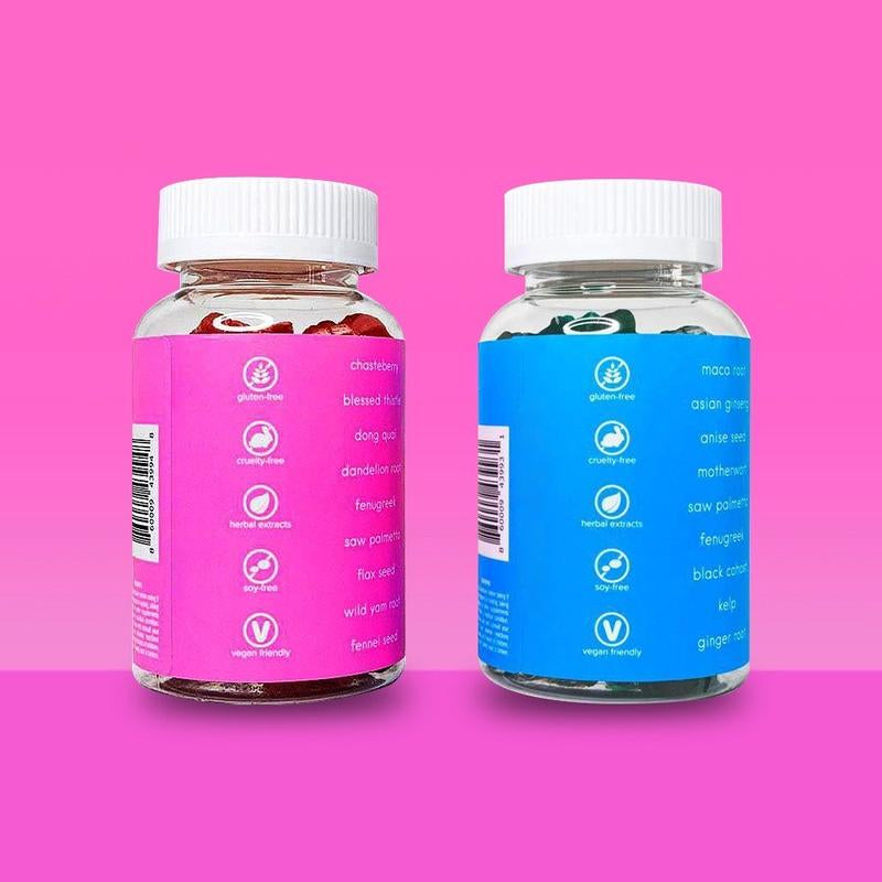 Combo Pack - Lifestyle Aid - Women’S Support Supplement - Berry Flavored - Essential Herbs - Multivitamins