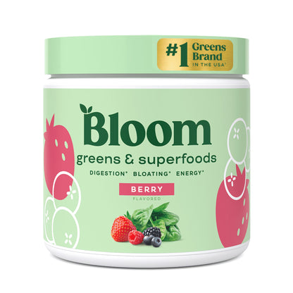 Greens & Superfoods Powder, for Digestive Health, Mixed Berry, 30 Servings
