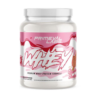 Primeval Labs Whey Protein Gourmet Flavors - High Protein 23G per Serving, Authentic Latino Flavors
