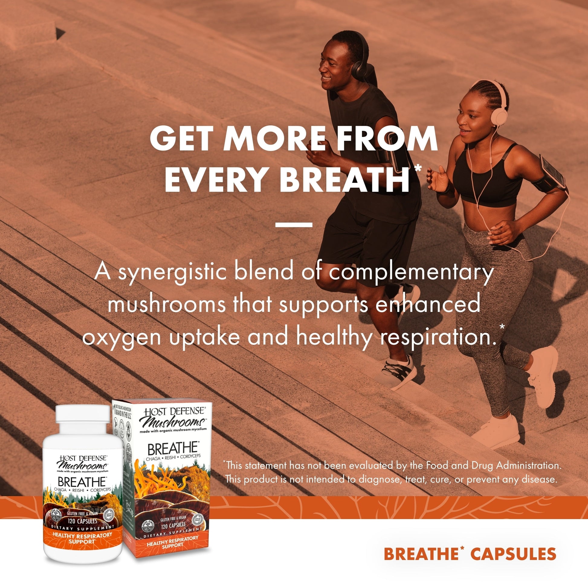 Breathe* Capsules - 120 Capsules (60 Servings)
