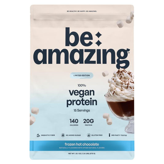 Be Amazing Vegan Protein Powder | Plant | Prebiotic Fiber | Gluten Free | Non Dairy | Low Sugar | Great Tasting | Dole Whip | Brown Sugar Oatmeal | IHOP