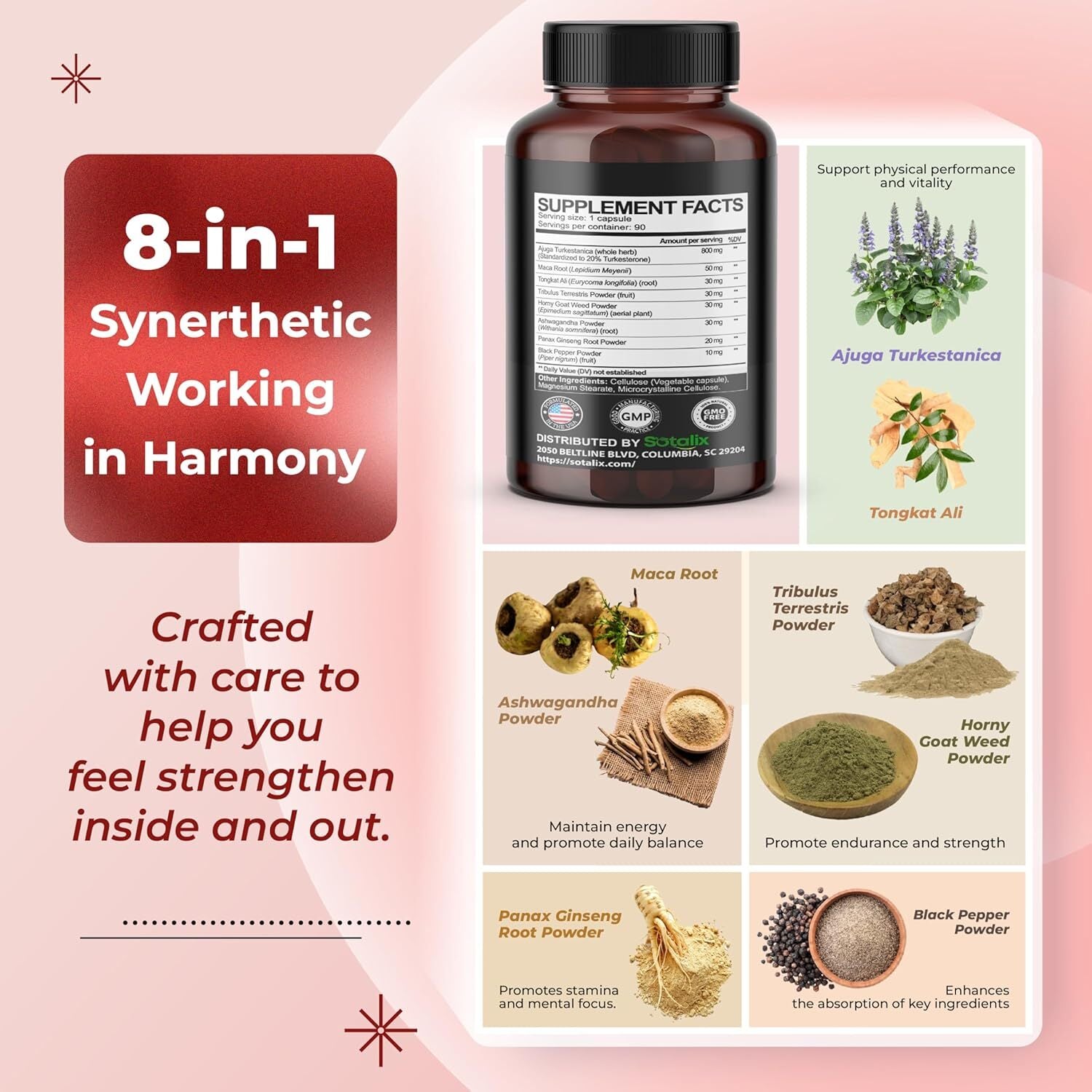 Ultra Turkesterone Ajuga Turkestanica Standardized 20% Turkesterone High Potency