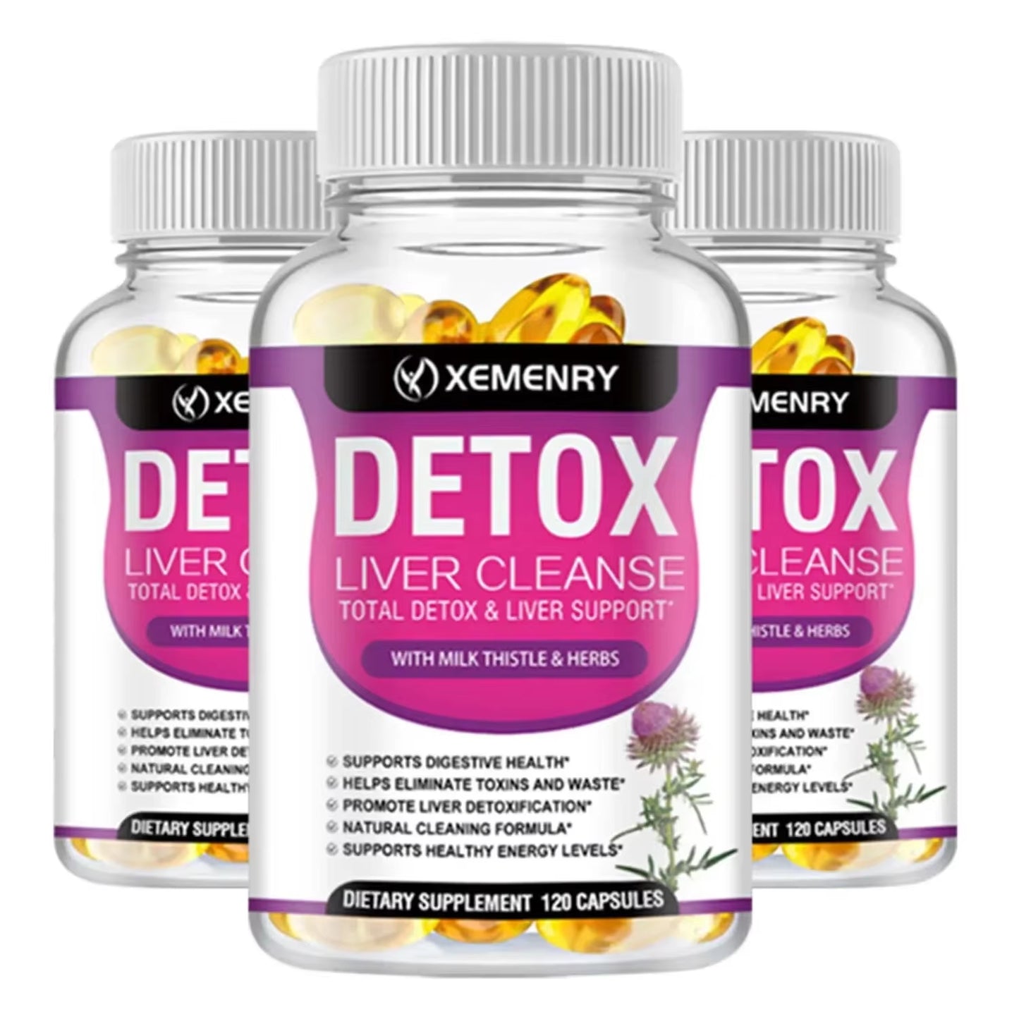 Liver Cleanse Detox - Liver Support Supplements to Enhance Liver Health and Support Gut Health