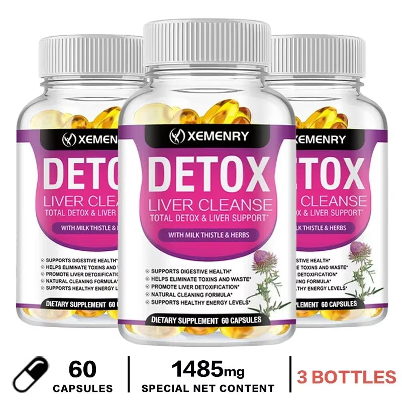 Liver Cleanse Detox - Liver Support Supplements to Enhance Liver Health and Support Gut Health