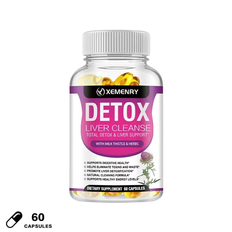 Liver Cleanse Detox - Liver Support Supplements to Enhance Liver Health and Support Gut Health