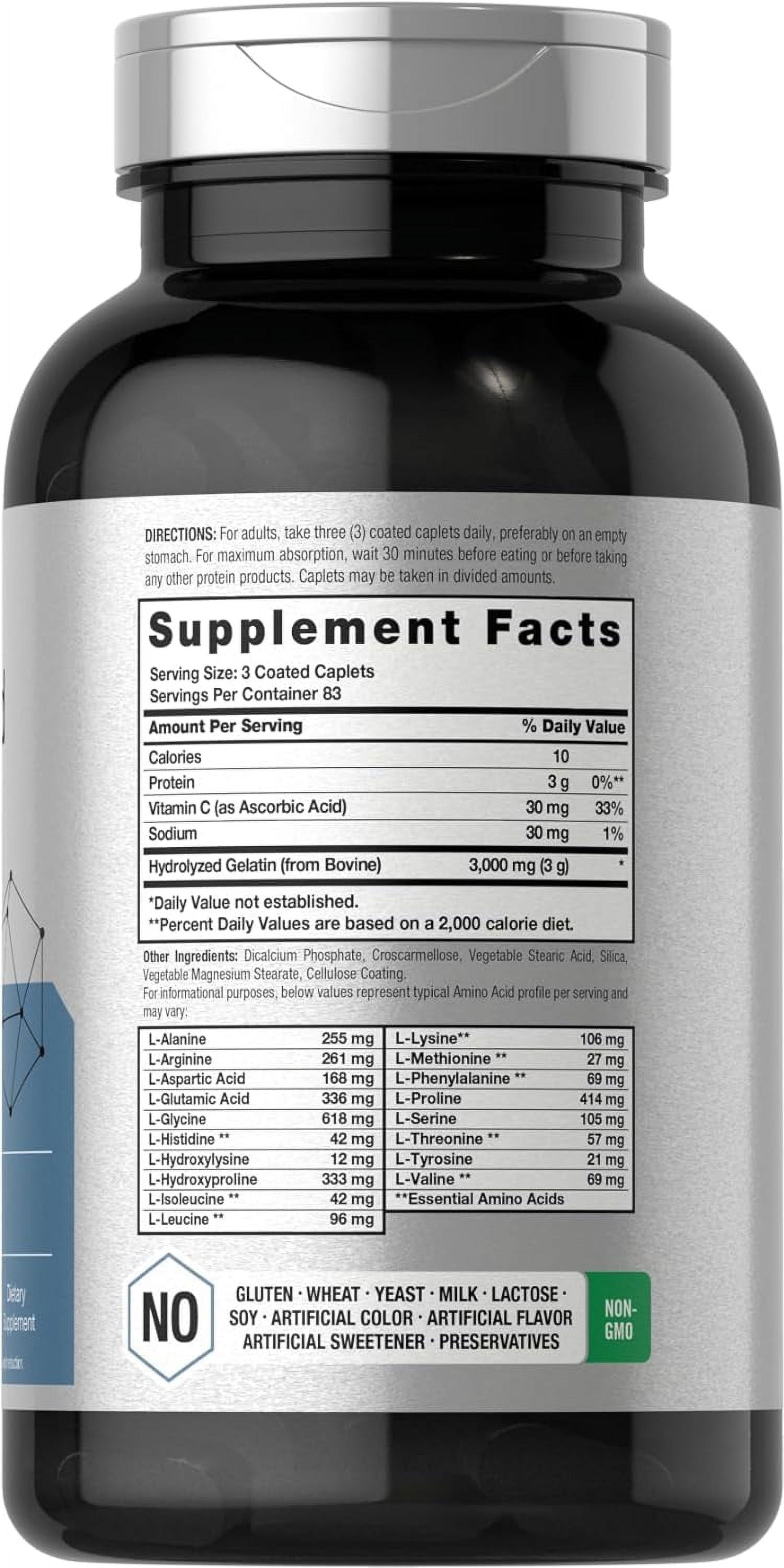 Amino Acid Complex 3000Mg | 250 Caplets | for Men and Women | by
