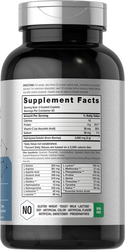 Amino Acid Complex 3000Mg | 250 Caplets | for Men and Women | by