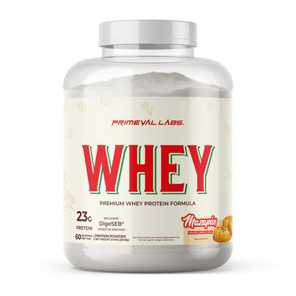 Primeval Labs Whey Protein Gourmet Flavors - High Protein 23G per Serving, Authentic Latino Flavors