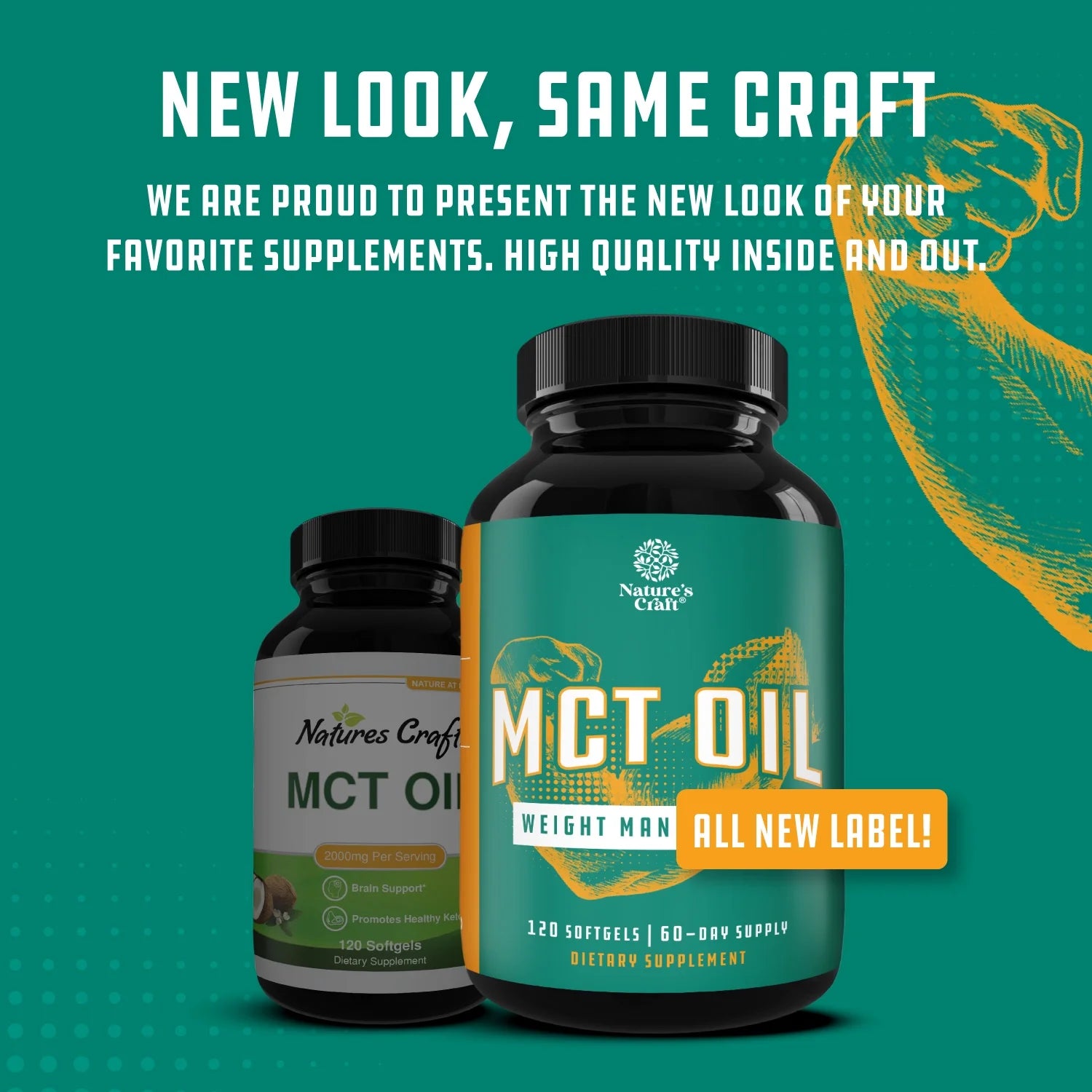 C8 MCT Coconut Oil Softgels - Potent Non GMO Gluten Free Keto Supplements with Caprylic Acid Coconut Oil for Body Sculpting Sustainable Energy Support and Brain Health