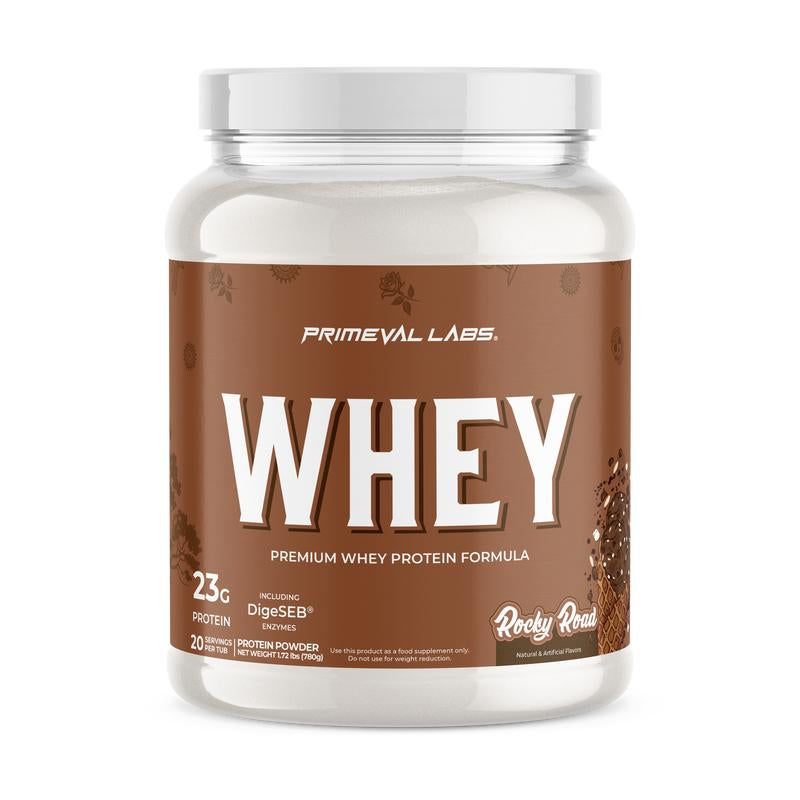 Primeval Labs Whey Protein Gourmet Flavors - High Protein 23G per Serving, Authentic Latino Flavors