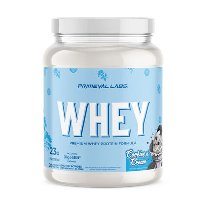 Primeval Labs Whey Protein Gourmet Flavors - High Protein 23G per Serving, Authentic Latino Flavors
