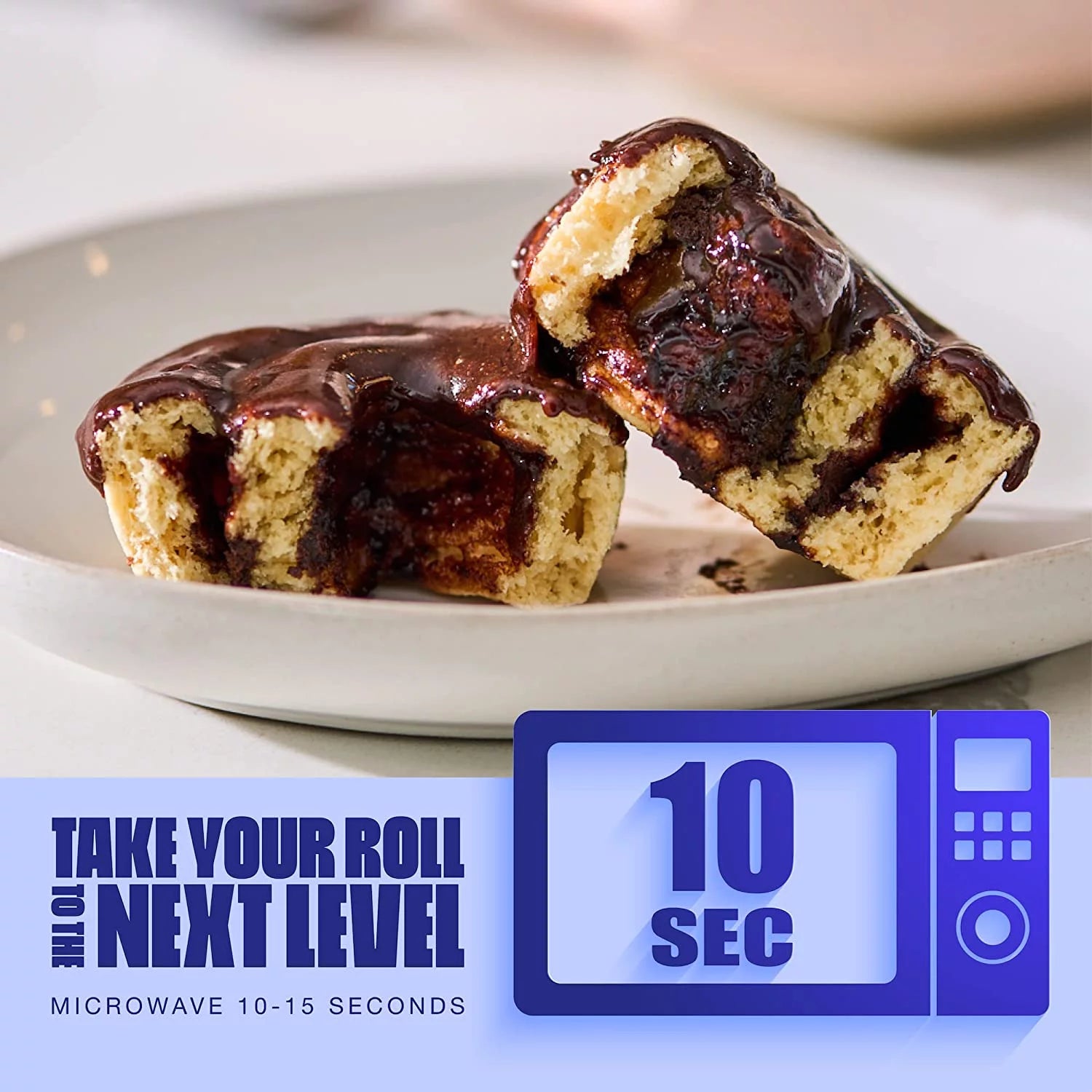 Protein Sweet Roll - Chocolate 4 Pack | Protein Snack | Gluten-Free| Keto Friendly