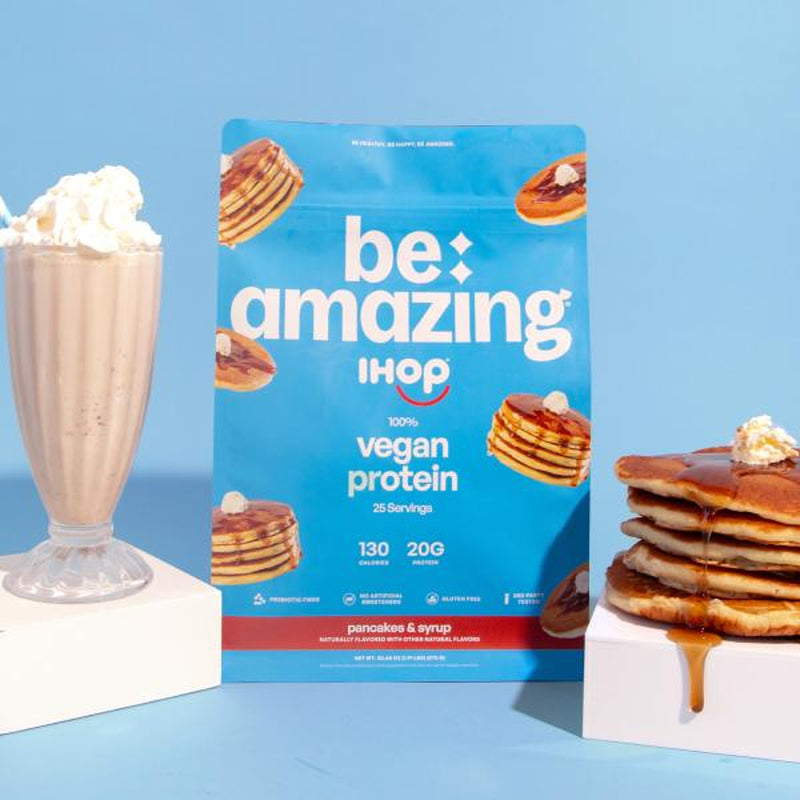 Be Amazing Vegan Protein Powder | Plant | Prebiotic Fiber | Gluten Free | Non Dairy | Low Sugar | Great Tasting | Dole Whip | Brown Sugar Oatmeal | IHOP