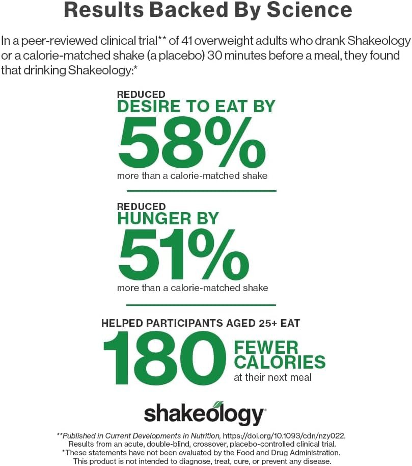 Shakeology Vegan Protein Powder - Gluten Free, Superfood Protein Shake - Helps S