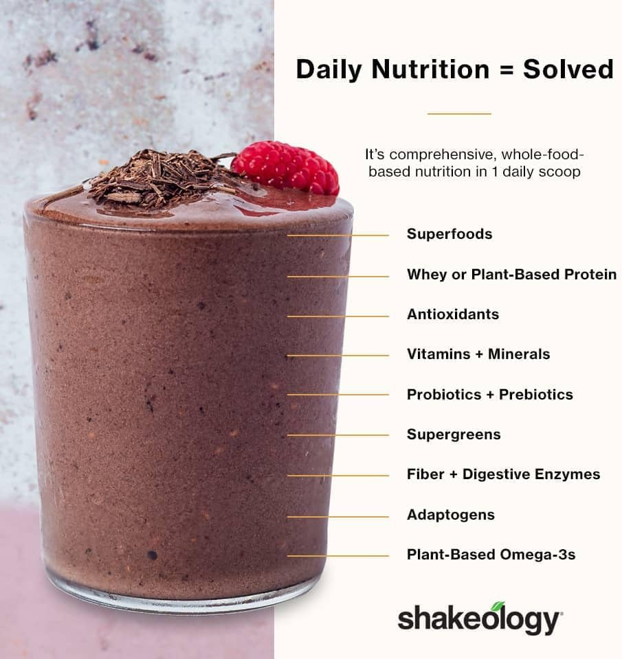 Shakeology Vegan Protein Powder - Gluten Free, Superfood Protein Shake - Helps S