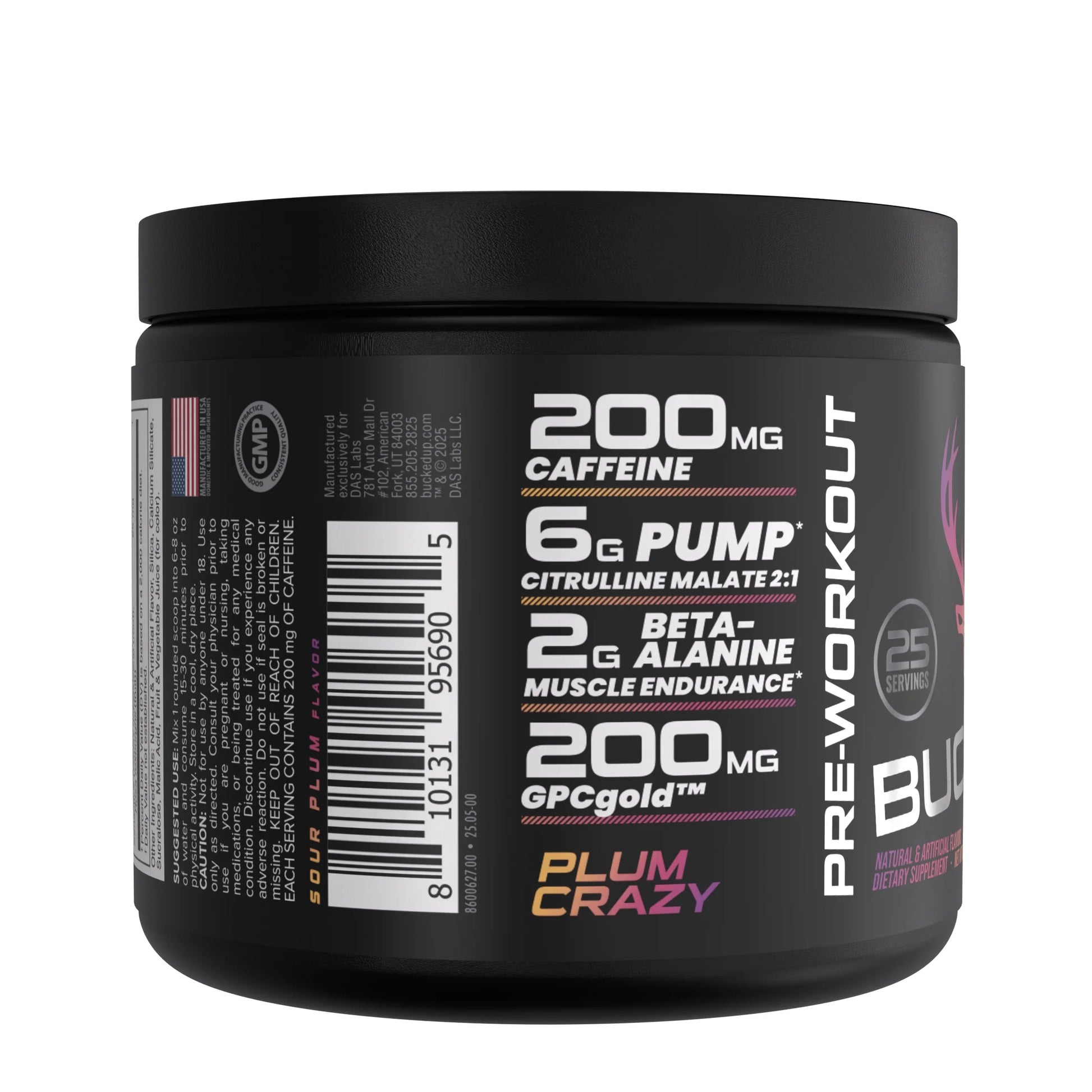 Preworkout Supplement Plum 25 Serve