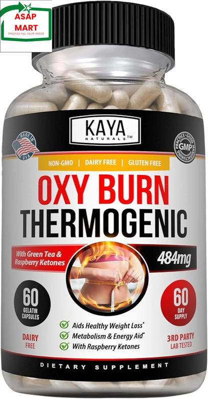 Kaya Naturals Supreme Fat Burner - Weight Loss Pills Women & Men - Appetite Supp