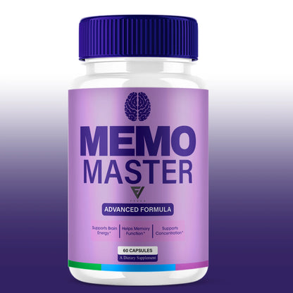 (2 Pack) Memo Master Premium Memory Support Supplement Memomaster Pills, Memo Master Multivitamin Supplement (120 Capsules)