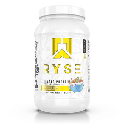 RYSE Loaded Protein Powder - 25G Whey Protein Isolate & Concentrate with Prebiotic Fiber & Mcts - Low Carb, Low Sugar, Digestive-Friendly